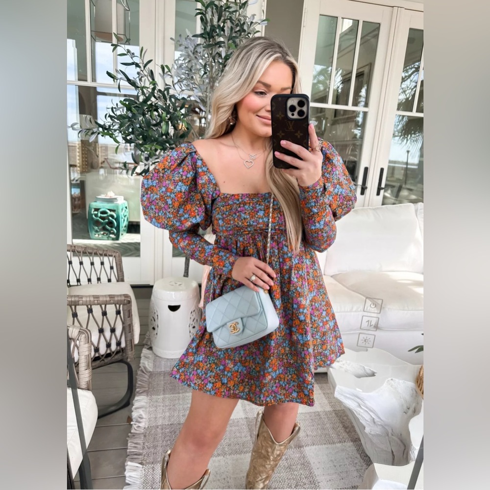 Like New! For Love & Lemons $225 Brittany Mini Dress
